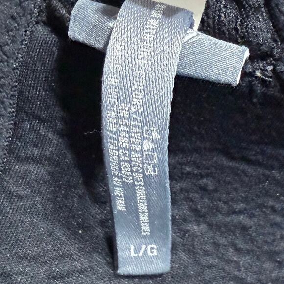 Aerie Lace Bralette Halter Mesh Stretch Padded Bra Junior's Size Large Black - Picture 4 of 8